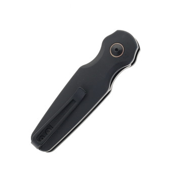 Hogue 64236 Ballista-II Auto Kniife Black Aluminum/Ultem Handle Black CPM Magnacut Double Edge Blade HOG64236