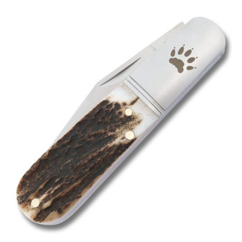 RoseCraft Otter Creek Barlow Folding Knife Brown Stag Handle D2 Plain Edge RCT020-STG RoseCraft Otter Creek Barlow Folding Knife Brown Stag Handle D2 Plain Edge RCT020-STG