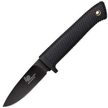 Cold Steel Pendleton Mini Hunter Fixed Blade Knife Black Handle Satin Plain 36LPCM