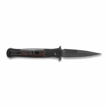 Ganzo Switchblade Auto Knife Black Handle 440C Spear Point Plain Edge G707B Ganzo Switchblade Auto Knife Black Handle 440C Spear Point Plain Edge G707B