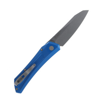 Protech Oligarch Auto Knife Blue Aluminum Handle Magnacut Wharncliffe Plain Edge DS101-Blue Protech Oligarch Auto Knife Blue Aluminum Handle Magnacut Wharncliffe Plain Edge DS101-Blue