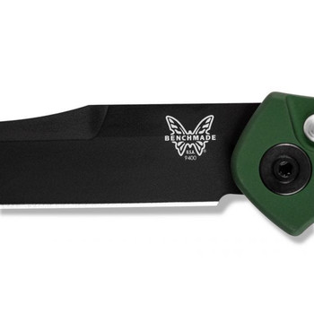 Benchmade Auto Osborne Folding Knife Green Anodized Alum Handle S30V Reverse Tanto Blade 9400BK Benchmade Auto Osborne Folding Knife Green Anodized Alum Handle S30V Reverse Tanto Blade 9400BK