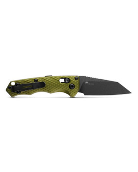 Benchmade Auto Immunity Knife Woodland Green Aluminum Handle CPM-M4 Wharncliffe Plain Black Blade 2900BK-2 Benchmade Auto Immunity Knife Woodland Green Aluminum Handle CPM-M4 Wharncliffe Plain Black Blade 2900BK-2