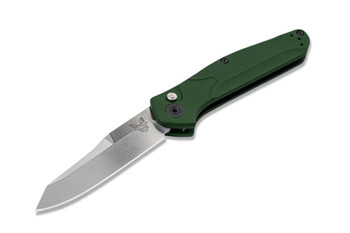 Benchmade Osborne Auto Knife Green Alum Handle S30V Reverse Tanto 9400 Benchmade Osborne Auto Knife Green Alum Handle S30V Reverse Tanto 9400