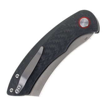 RED HORSE HELL RAZOR P SERIES AUTO CARBON FIBER HANDLE SATIN S35V BLADE HRAUTCFSAT RED HORSE HELL RAZOR P SERIES AUTO CARBON FIBER HANDLE SATIN S35V BLADE HRAUTCFSAT