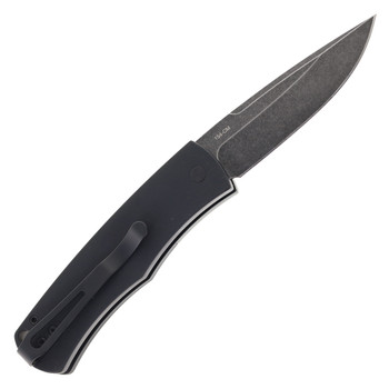 ProTech Magic Auto Knife Black/Green Aluminum Handle 154CM Plain Black Blade BR-1.7 LTD-Green DLCW