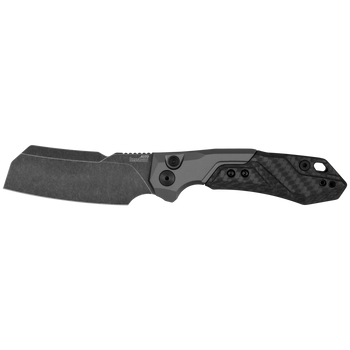 Kershaw Launch 14 Auto Knife Silver/Black Aluminum/Carbon Fiber Handle CPM 154 Cleaver Plain Black Blade KS7850 Kershaw Launch 14 Auto Knife Silver/Black Aluminum/Carbon Fiber Handle CPM 154 Cleaver Plain Black Blade KS7850