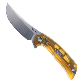 Reate PL-7 Pivot Lock Folding Knife Ultem Handle Satin Nitro-V Blade Reate PL-7 Pivot Lock Folding Knife Ultem Handle Satin Nitro-V Blade