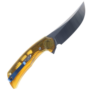 Reate PL-7 Pivot Lock Folding Knife Ultem Handle Satin Nitro-V Blade Reate PL-7 Pivot Lock Folding Knife Ultem Handle Satin Nitro-V Blade