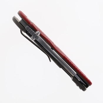 Hinderer Jurassic Slicer Folding Knife Red G10 Handle Magnacut Battle Bronze Titanium Hinderer Jurassic Slicer Folding Knife Red G10 Handle Magnacut Battle Bronze Titanium