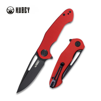 Kubey Dugu Liner Lock Folding Knife Red G10 Handle Dark Stonewahsed 14C28N Blade KU210F Kubey Dugu Liner Lock Folding Knife Red G10 Handle Dark Stonewahsed 14C28N Blade KU210F