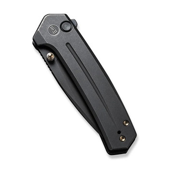 WE Culex Folding Knife Black Titanium Handle 20CV Plain Edge Black Stonewash Finish WE21026B-2