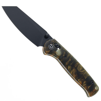 Defcon Artifact Axis Lock Folding Knife Black/Gold Marble