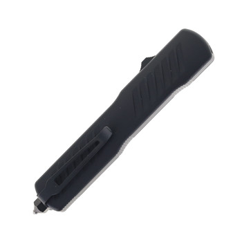 Hogue Sig Counterstrike 36972 OTF Auto Knife Grey Polymer Handle 20CV Drop Point Plain Black Blade