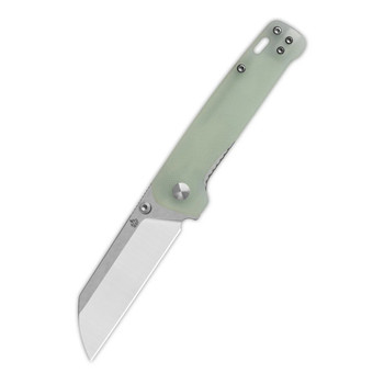 ラクーン QSP Penguin V2 Folding Knife Jade G10 Handle D2 Sheepsfoot Plain