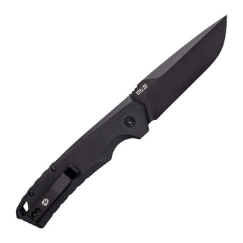 Tekto A3 Delta Automatic Knife Black G10 Handle D2 Drop Point Plain Black Blade Tekto A3 Delta Automatic Knife Black G10 Handle D2 Drop Point Plain Black Blade