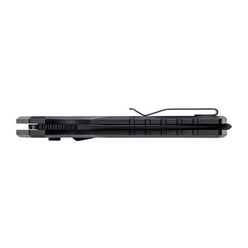 Tekto A3 Delta Automatic Knife Black G10 Handle D2 Drop Point Plain Black Blade Tekto A3 Delta Automatic Knife Black G10 Handle D2 Drop Point Plain Black Blade