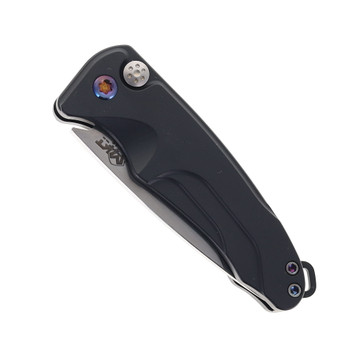 Medford Smooth Criminal Auto Knife Black Aluminum Handle S45VN Drop Point Plain Edge MKA394TQ-42AB-TFCP-Q4 Medford Smooth Criminal Auto Knife Black Aluminum Handle S45VN Drop Point Plain Edge MKA394TQ-42AB-TFCP-Q4