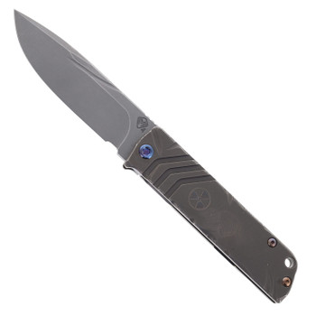 Medford The Antik Limited Edition Fallout Finish Folding Knife Aluminum Handle S45VN Drop Point Plain Edge MK2144TD-01TM-TFCP-BA Medford The Antik Limited Edition Fallout Finish Folding Knife Aluminum Handle S45VN Drop Point Plain Edge MK2144TD-01TM-TFCP-BA
