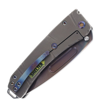 Medford Midi Marauder Limited Edition Fallout Finish Folding Knife Aluminum Handle S45VN Drop Point Plain Edge MK0334TT-01TM-TFCF-BN Medford Midi Marauder Limited Edition Fallout Finish Folding Knife Aluminum Handle S45VN Drop Point Plain Edge MK0334TT-01TM-TFCF-BN