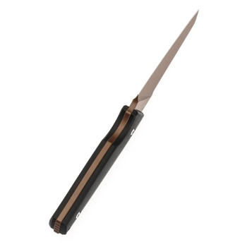 Tenable Parr Fixed Blade Knife Black G10 Handle 14C28N Reverse