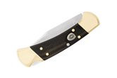 Buck 112 Auto Folding Knife Crelicam Genuine Ebony Handle Plain Edge 112BKSA