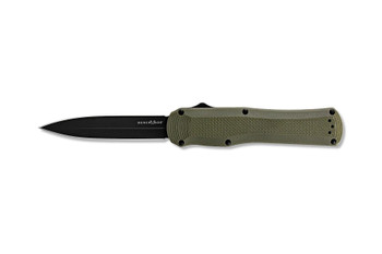 Benchmade Autocrat OTF Knife Green G10 Handle Black Dagger Blade 3400BK-1 Benchmade Autocrat OTF Knife Green G10 Handle Black Dagger Blade 3400BK-1