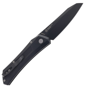 Pro-Tech Auto DS103 Oligarch Magnacut DLC Blade Black Aluminum Handle DS103