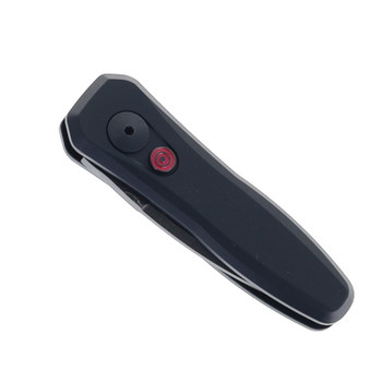 Kershaw Launch 4 Auto Kniife Black Aluminum Handle Damascus Spear Point Plain Edge KS7500DAM