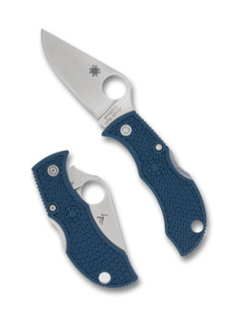 Spyderco Manbug Lockback Coba SPY27 Blue FRN Folding Knife MPCBL Spyderco Manbug Lockback Coba SPY27 Blue FRN Folding Knife MPCBL