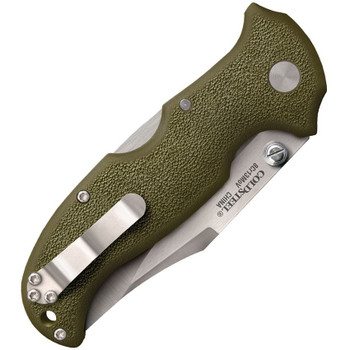 Cold Steel Bush Ranger Lite Folding Knife OD Green GRN Handle Plain Edge 21A