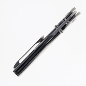 Tuya Vortex Model 2 Folding Knife M390 Satin Crystallized Titanium Gray Handle Tuya Vortex Model 2 Folding Knife M390 Satin Crystallized Titanium Gray Handle