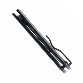 Klaken Knives  Grani Folding Knife Black G10 Handle D2 Plain Edge B04-BLK-BLK