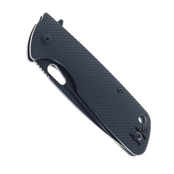 Klaken Knives  Grani Folding Knife Black G10 Handle D2 Plain Edge B04-BLK-BLK