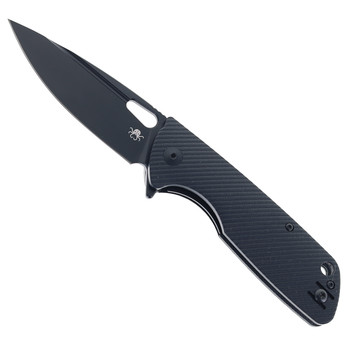 Klaken Knives  Grani Folding Knife Black G10 Handle D2 Plain Edge B04-BLK-BLK