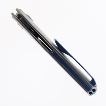 Poikilo Blade VK-Zen S1 Pearlescent Stonewashed Titanium Folding Knife  Stonewash M398 Blade