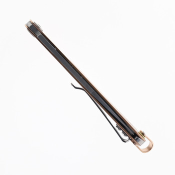 Real Steel Real Barlow Slip Joint Folding Knife Rosegold 12C27 RB-3 Clip Point Hollow Grind 8342G