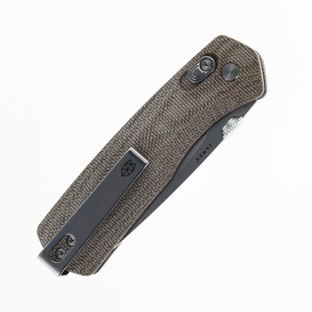 James Brand Knives Carter OD Green Micarta Handle VG-10 Stainless Drop Point Folding Knife KN108127-00