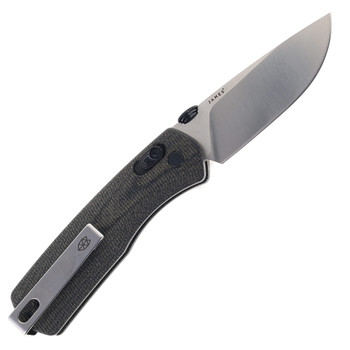 James Brand Knives Carter Black Micarta Handle VG-10 Stainless Drop Point Folding Knife KN108143-00 James Brand Knives Carter Black Micarta Handle VG-10 Stainless Drop Point Folding Knife KN108143-00