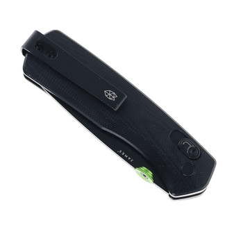 James Brand Knives Carter Black G10 Handle Black VG-10 Drop Point Folding Knife KN108113-00