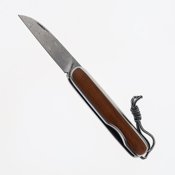 James Brand Knives Wayland Slip Joint Rosewood Sheepsfoot CPM-S35VN Stainless Steel Folding Knife KN115142-00