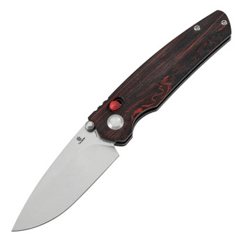 Tenable Raven Folding Knife Stonewashed 14C28N Blade Red and Black G-mascus Handle T2109V3 Tenable Raven Folding Knife Stonewashed 14C28N Blade Red and Black G-mascus Handle T2109V3