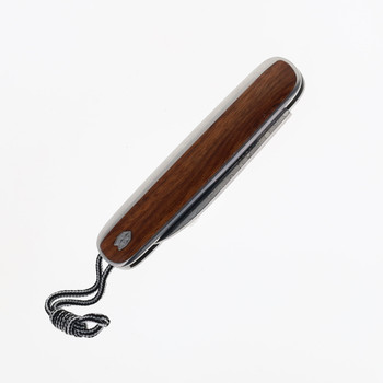 James Brand Knives Pike Slip Joint Rosewood Handle Damasteel Rose DS93X Wharncliffe Folding Knife KN110159-00