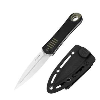 Kizer Hidden Agenda Fixed Blade Dagger Knife Green/Black G10 Handle AEB-L Steel 1083A2 Kizer Hidden Agenda Fixed Blade Dagger Knife Green/Black G10 Handle AEB-L Steel 1083A2