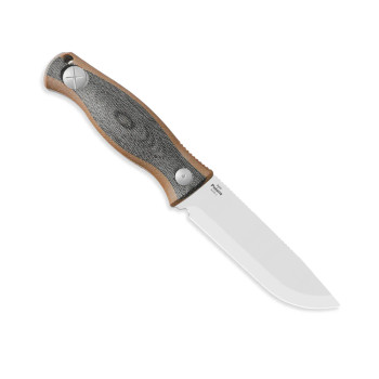 Kizer Polaris Fixed Blade Knife Brown Micarta and G10 Handle AEB-L Steel 1100A1