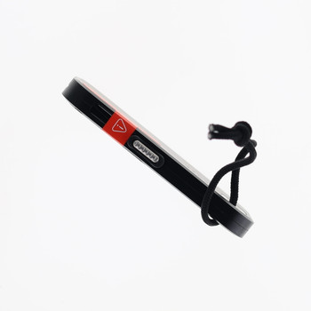 James Brand Knives Palmer Utility Knife Black Aluminum Handle Black Lanyard High Carbon Steel Blade KN121100-00