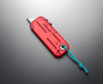 James Brand Knives Palmer Utility Knife Clear Coral Handle Turquoise Lanyard High Carbon Steel Blade KN126213-00 James Brand Knives Palmer Utility Knife Clear Coral Handle Turquoise Lanyard High Carbon Steel Blade KN126213-00