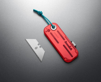 James Brand Knives Palmer Utility Knife Clear Coral Handle Turquoise Lanyard High Carbon Steel Blade KN126213-00 James Brand Knives Palmer Utility Knife Clear Coral Handle Turquoise Lanyard High Carbon Steel Blade KN126213-00
