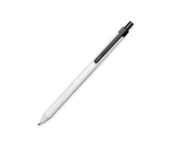 James Brand Knives Burwell Spring Loaded Click Actuator 303 White Stainless Steel Pen Black Clip CO304911-10 James Brand Knives Burwell Spring Loaded Click Actuator 303 White Stainless Steel Pen Black Clip CO304911-10