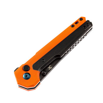 Kansept Folding knife Tac Button Lock Knife Orange G10 Titanium Handle CPM-S35VN Blade Design K2009A7 Kansept Folding knife Tac Button Lock Knife Orange G10 Titanium Handle CPM-S35VN Blade Design K2009A7